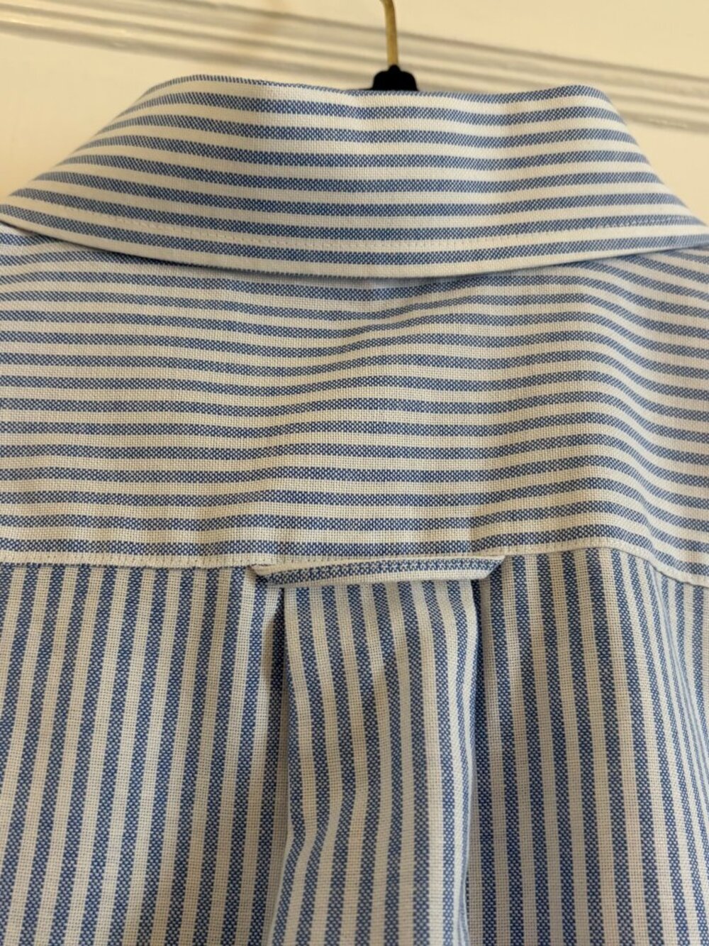 STAFFORD Wrinkle-Free striped oxford dress shirt - Picture 6 of 9